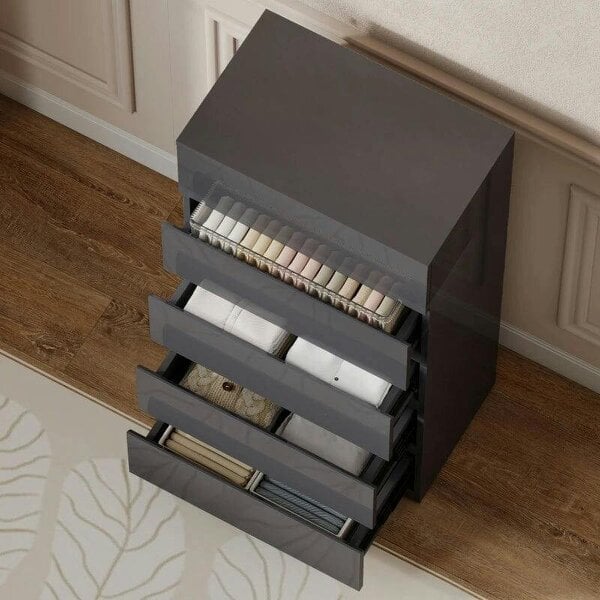 Chest of Drawers, 5-Drawer Storage Cabinets, Modern Dresser, Storage Drawer Unit for Bedroom