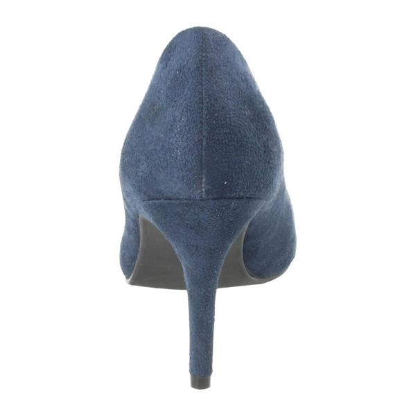 Spot On Ladies Spot On Wide Fit 8cm High Heel Court Shoes F90148