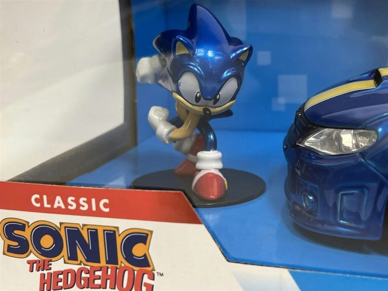 Jada Sonic The Hedgehog Figure and 2012 Subaru Impreza WRX STI 1:24 Jada 35871