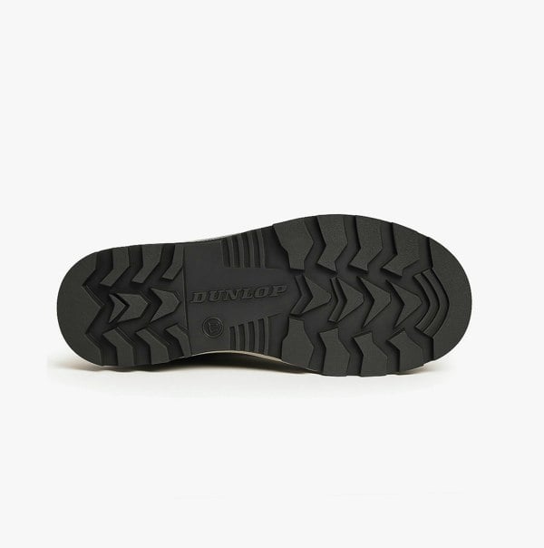 Dunlop BLIZZARD Unisex Warm Lined Wellington Boots Green