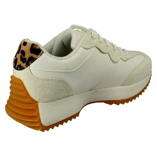 Elle Sport Ladies ELLE SPORT Chunky Sole Lace Up Trainers F7254