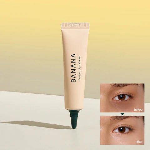 shaishaishai Banana Eye Cream – Professional-grade "Under-Eye Soft Focus Filter & Barrier Shield" for achieving an ultra-smooth, high-definition "Glass Skin" gaze, shop at Atelier De Glow UK.