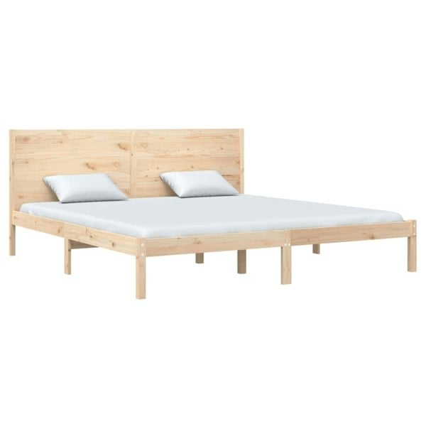 Berkfield Bed Frame Solid Wood Pine 200x200 cm