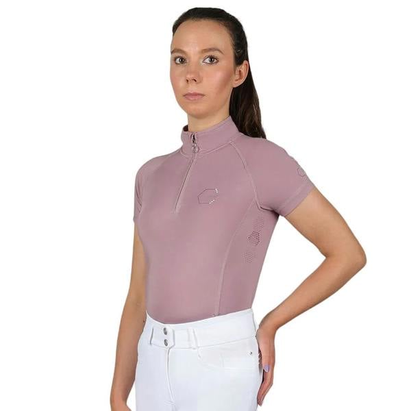 Coldstream Womens/Ladies Midlem Short-Sleeved Base Layer Top - Dusty Pink