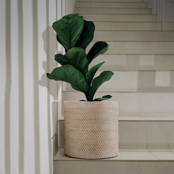 Rattan Planter | Wicker Planter | Rattan flower pots - Coastal Villa Homeware