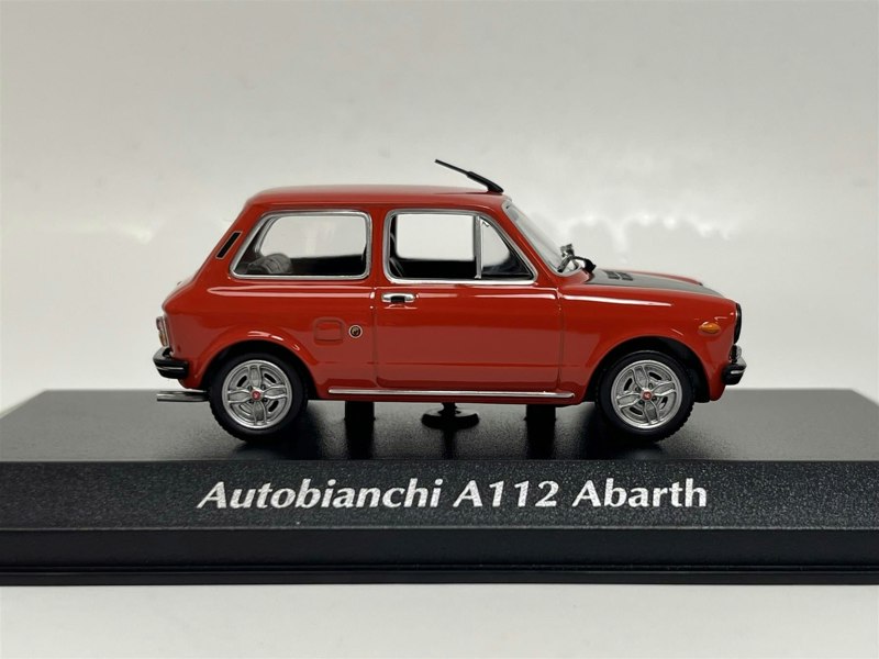 Maxichamps Autobianchi A112 Abarth 1974 Red 1:43 Scale Maxichamps 940121171