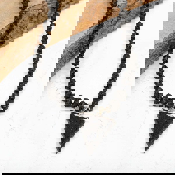 Myga Strength Mala Bead Necklace