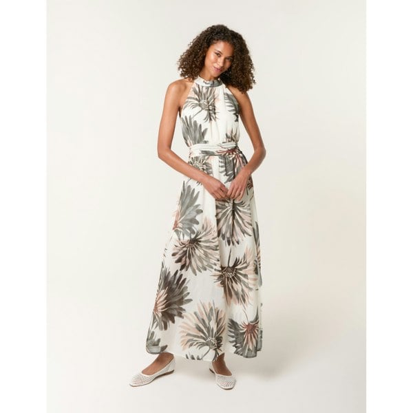 Blue Vanilla Halter Neck Occasion Dress