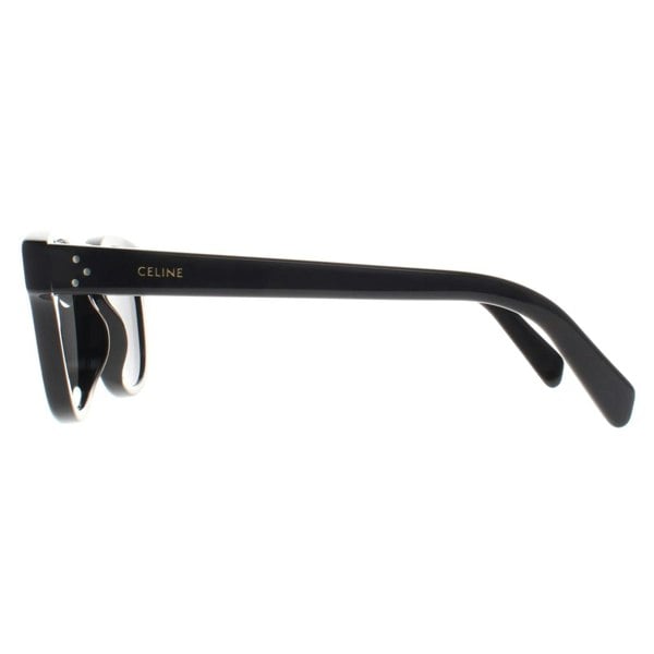 Celine Sunglasses Bold 3 Dots CL40233I 01A Shiny Black Smoke Grey