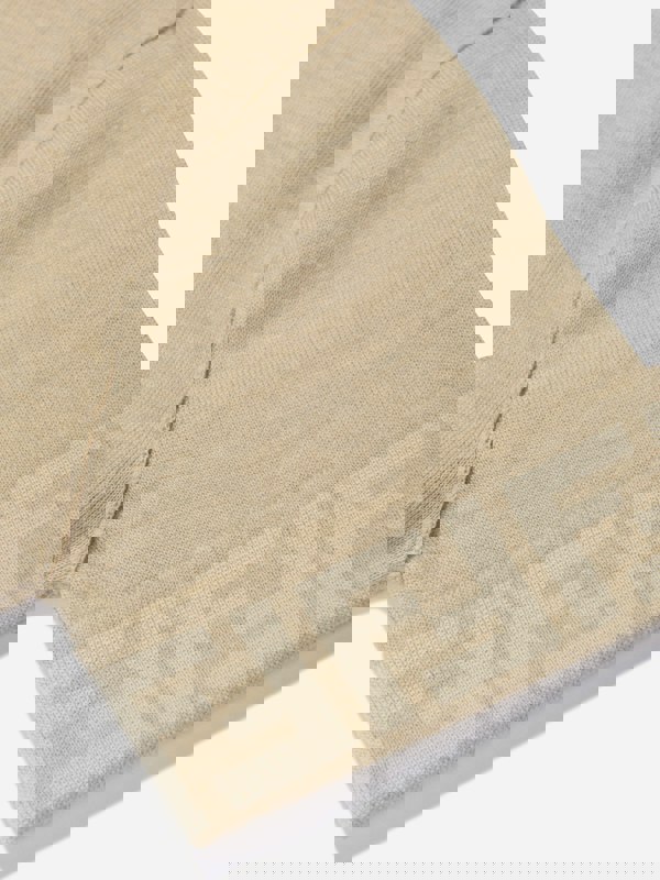 Fendi Kids Fendi Girls Knitted FF Logo Dress in Brown