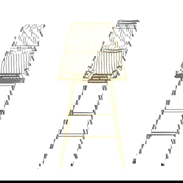 Dorel Home Corey Counter Stool Black Faux Leather