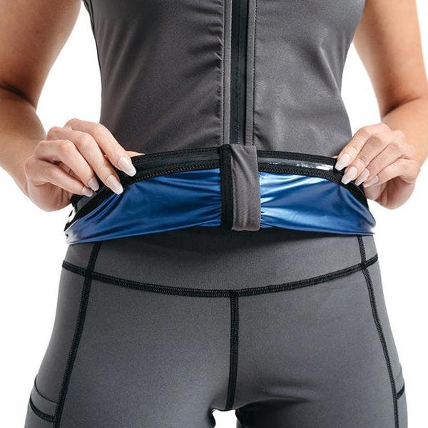 RDX Sports SWEAT VEST WOMEN'S W2 GREY