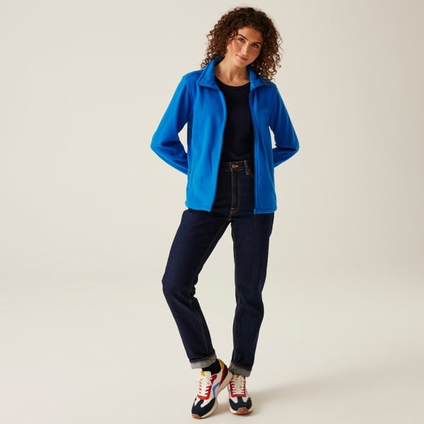 Regatta Women's Microfleece Full Zip Jacket - Oxford Blue