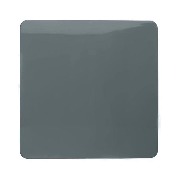 Trendi Switch Single Blanking Plate in Warm Grey