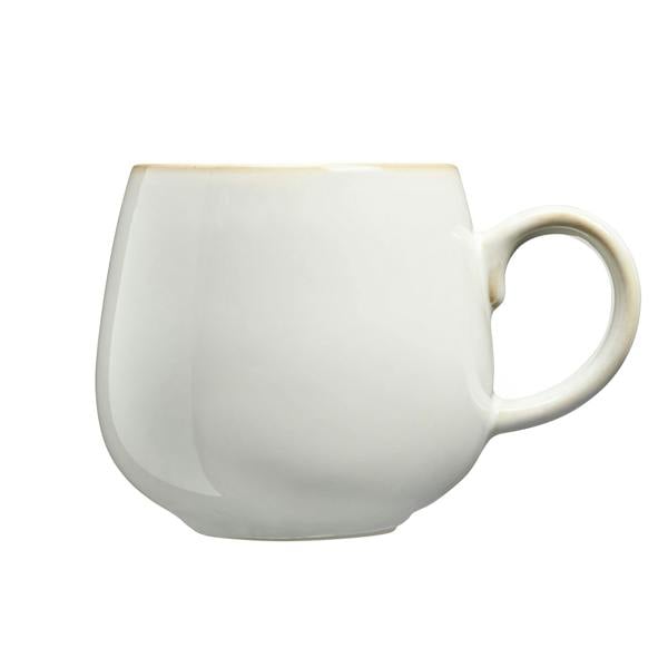 Cooks Professional Set of 4 Nordic Stoneware Mugs | 350ml | White