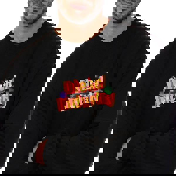 Diesel Mens S-Macs Crew Neck Sweatshirt - Black - 