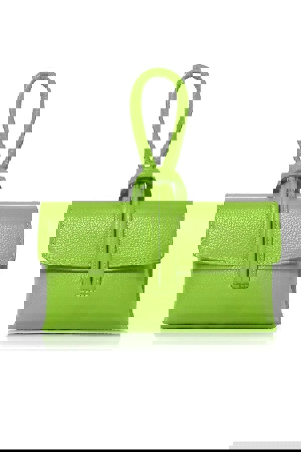 Kitise Genuine Italian Leather Small Clutch Crossbody Bag