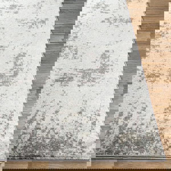 Livabliss Sunderland-Modern Blue Grey Marble Rug