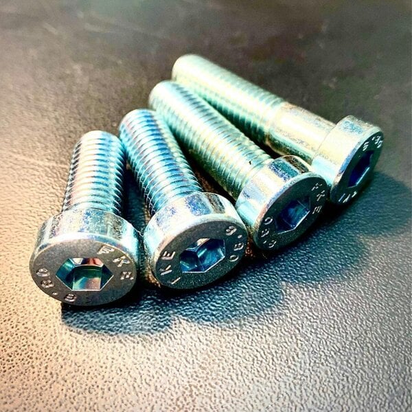 Fixaball M6 Socket Screw Low Cap BZP Zinc High Tensile 8.8 DIN7984