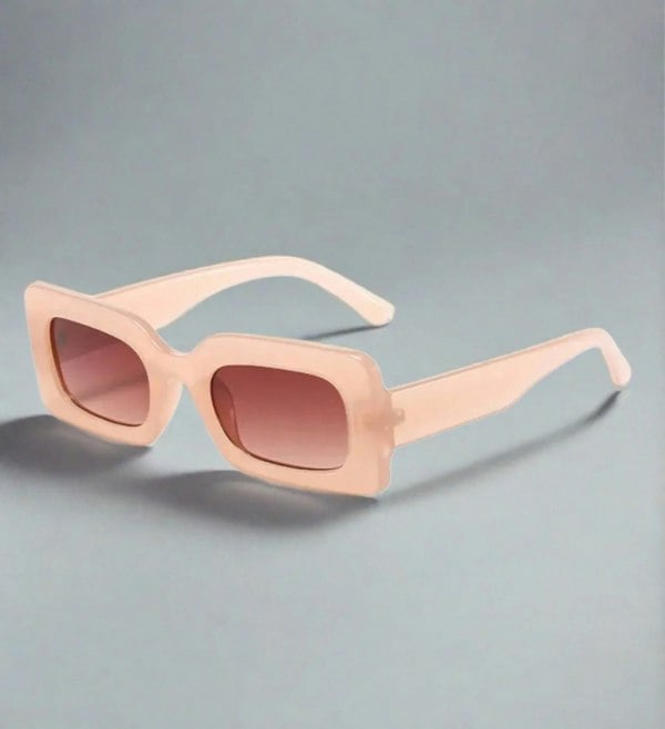 Sweet Tea - Pink Rectangle Premium Sunglasses