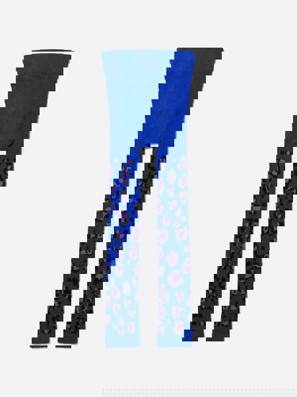 Mini Rodini Girls Organic Cotton Leopard Leggings (2 Pack) in Multicolour