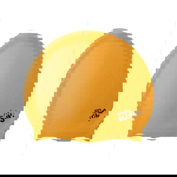 Simply Swim orange silicone swim cap in attractive solid colours