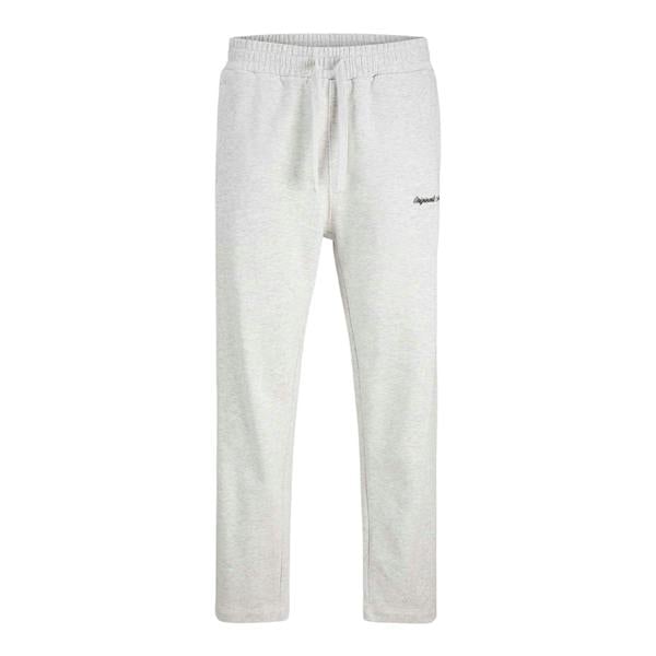 Jack And Jones Mens Relaxed Fit Joggers - White Melange - 