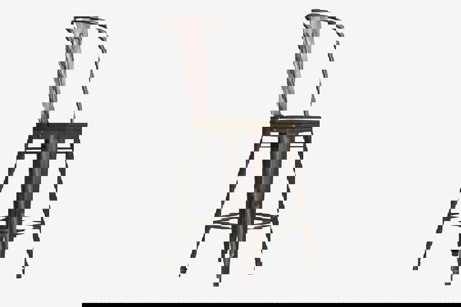 Dorel Home Luxor Counter Stool in Metal Bronze - 2 pieces