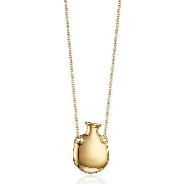 Pia Ritual of Abundance Gold-Tone Vessel Pendant