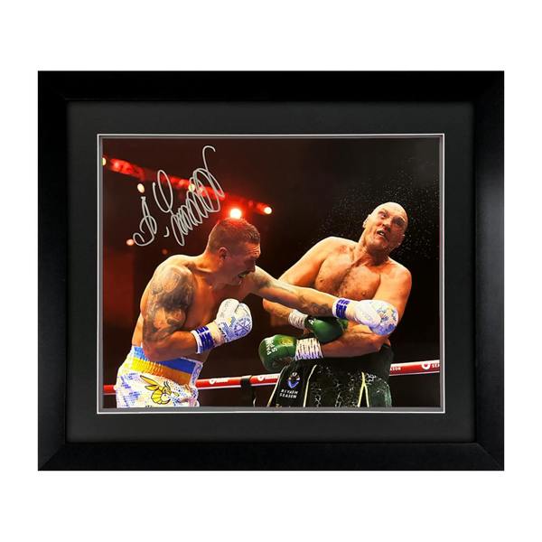 Oleksandr Usyk Signed 20x16 Deluxe Mount Frame