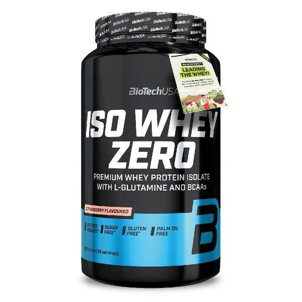 BioTechUSA Iso Whey Zero, Strawberry - 908g