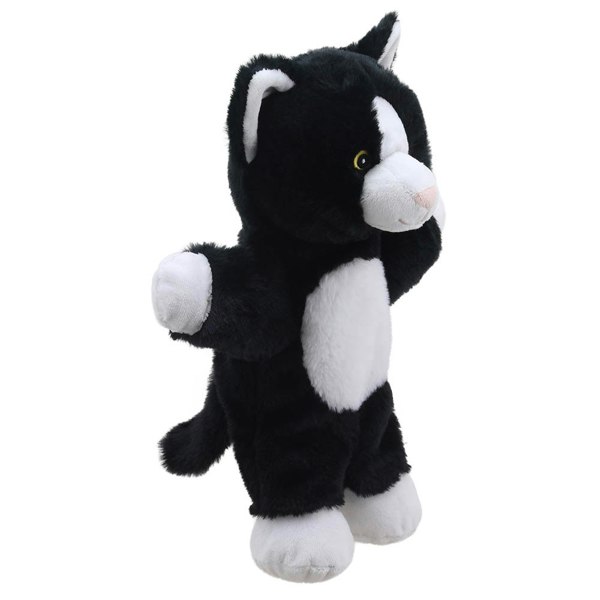 The Puppet Company Cat - Black and White - ECO Walking Puppets