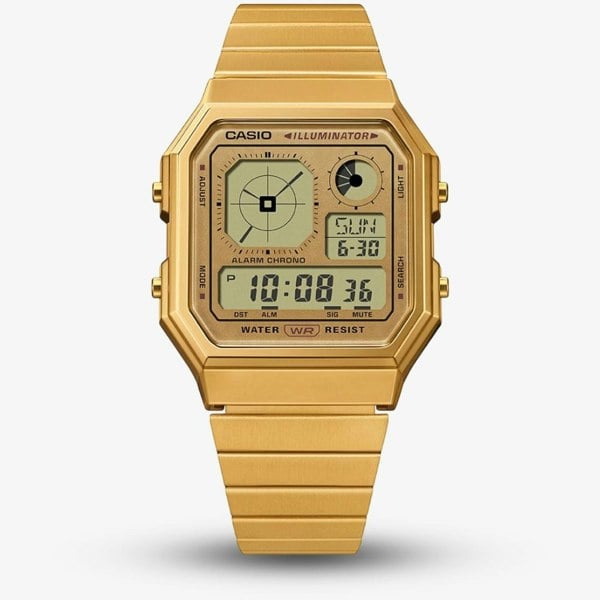 Casio Unisex Vintage Collection Gold Digital Watch A130WEG-9AEF