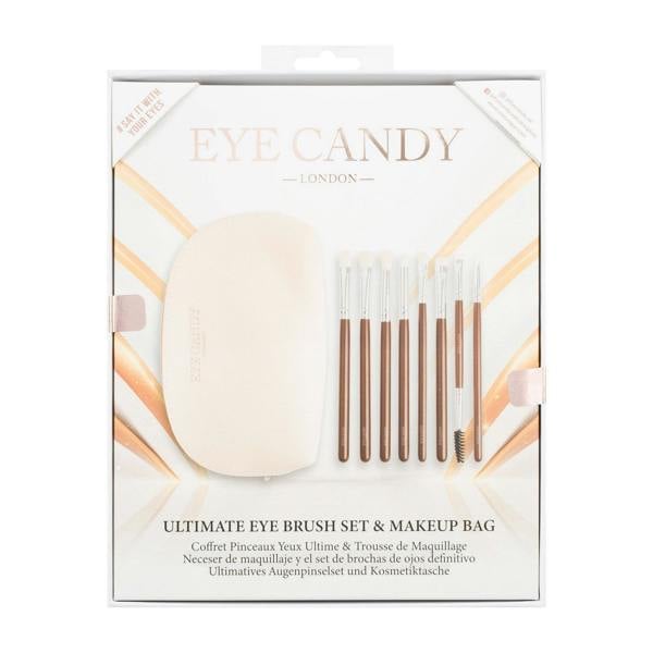 Eye Candy Ultimate Eye Brush Set & Makeup Bag