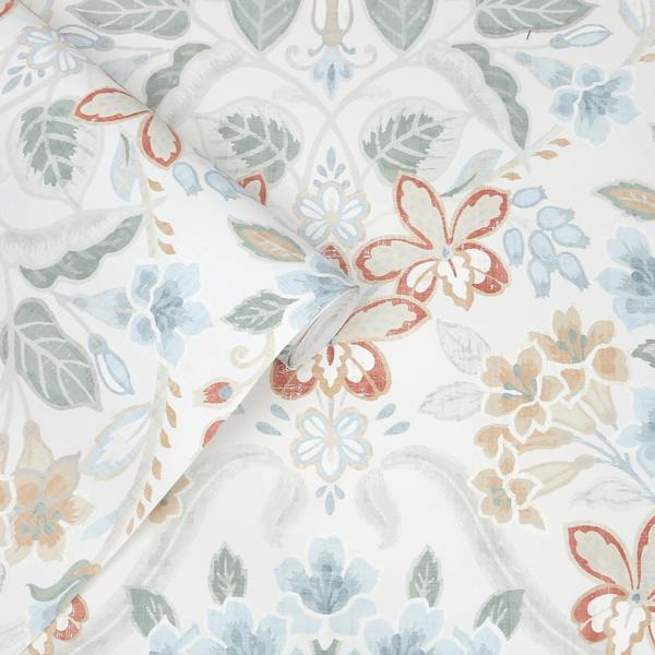 Laura Ashley Cassia Multi Wallpaper