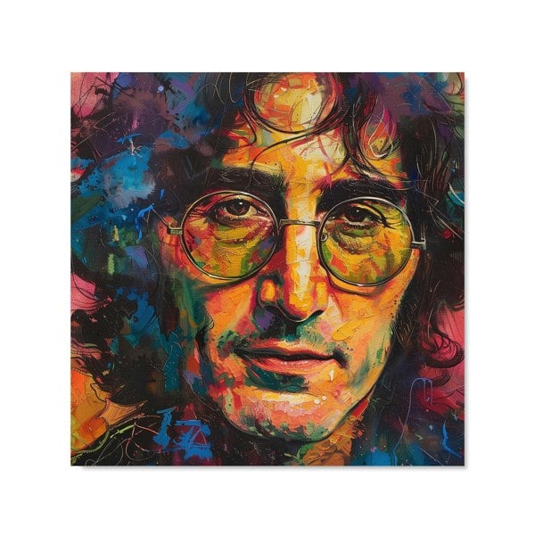 Warren Reed - Designer Psychedelic Portrait of Lennon Kitchen Splashback