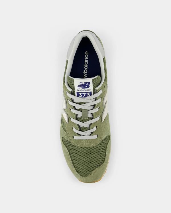 New Balance 373V2 Mens Trainers - Dark Olivine - CHO - Designer Mens Trainers