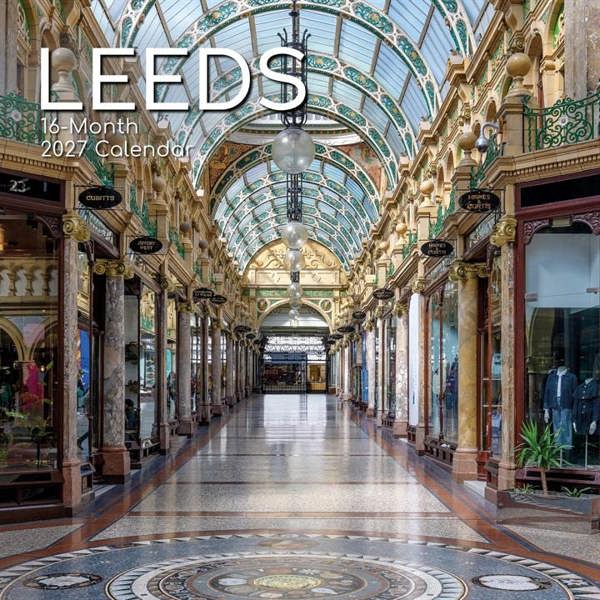 Leeds Calendar 2027, Wall Calendars, Month To View, Travel, Gift