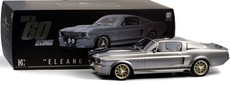 Greenlight Gone In 60 Seconds 1967 Ford Mustang Eleanor 1:12 Scale Bespoke Collection Greenlight 12102