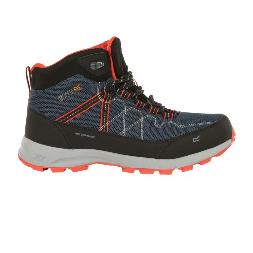 Regatta Mens Samaris Lite Walking Boots - Moonlight Denim/Orange