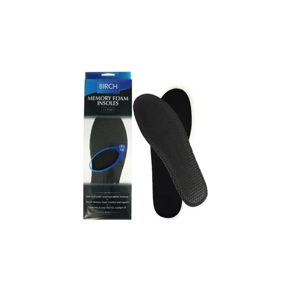 BIRCH Ladies Memory Foam Insoles - Moulding Support Inserts