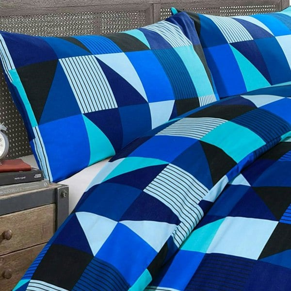 Velosso Jazz Printed Cotton Blend Duvet Cover and Pillowcase Set