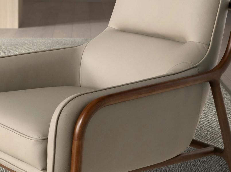 Angel Cerdá Mink leather armchair 5177