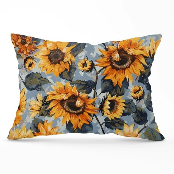 Warren Reed Sunflowers On A Sunny Day Cushions