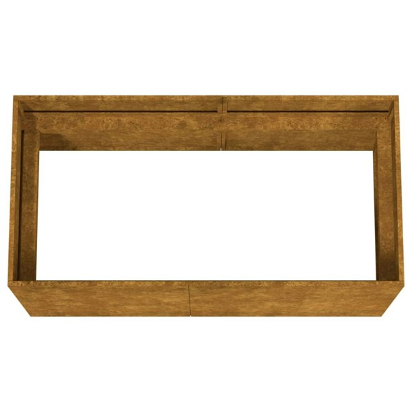 Berkfield Planter 80x40x40 cm Corten Steel