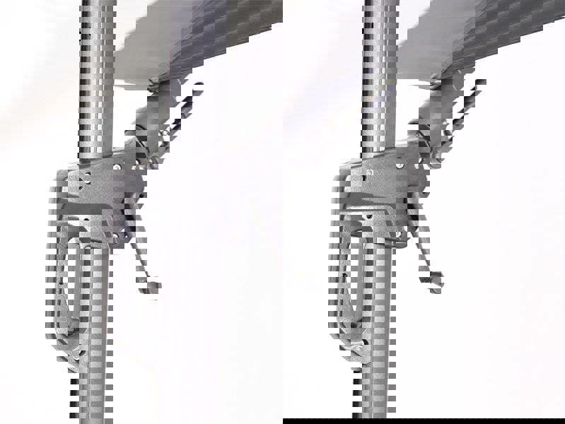 Garden Impressions Hawaii 300cm x 300cm Square Cantilever Parasol with 90kg Moveable Granite Base