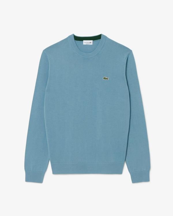 Lacoste Mens Organic Cotton Crew Neck Sweater - Aral 57I