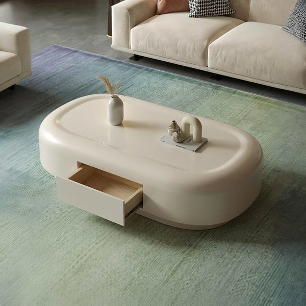 Leah Coffee Table, White-Ritconcept-Rit Concept