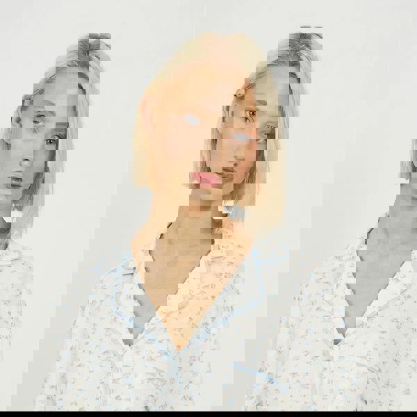 Brave Soul White Printed Long Sleeve Button Down Pyjama Set - White Image 4