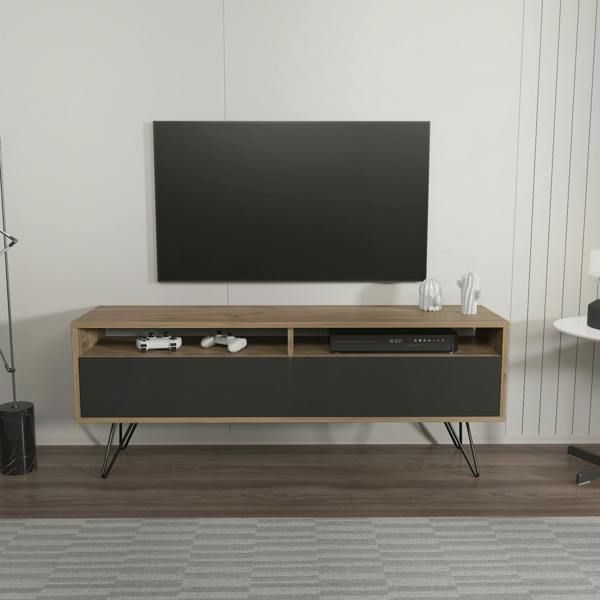 Decorotika Flay Modern Tv Stand TV Cabinet for TV's up to 65"